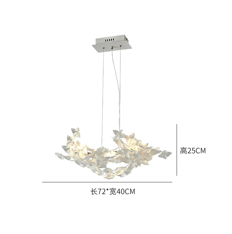 Creative Postmodern LED Chandelier Lighting White
