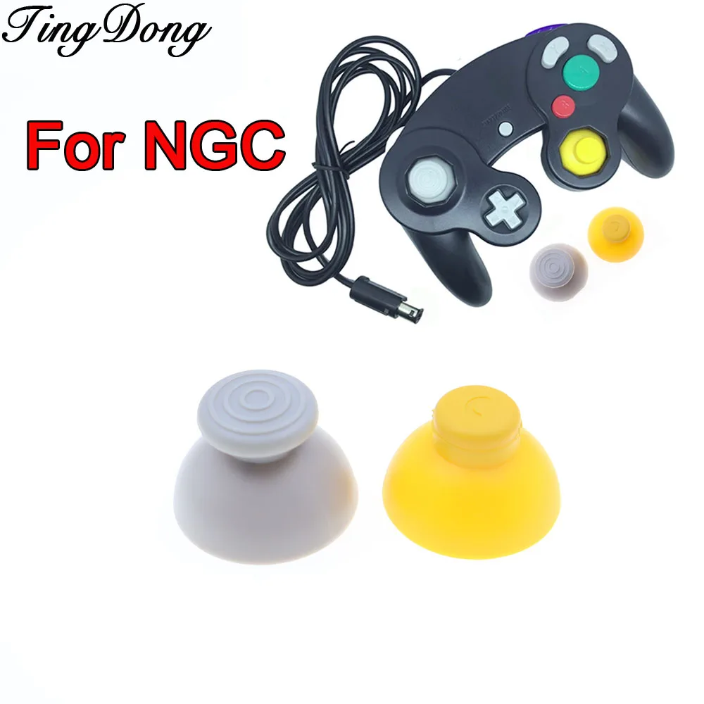 1-10 Stück Joystick-Rocker-Kappen mit Pilzkopf für NGC Game Controller, linke und rechte Kappenhülle