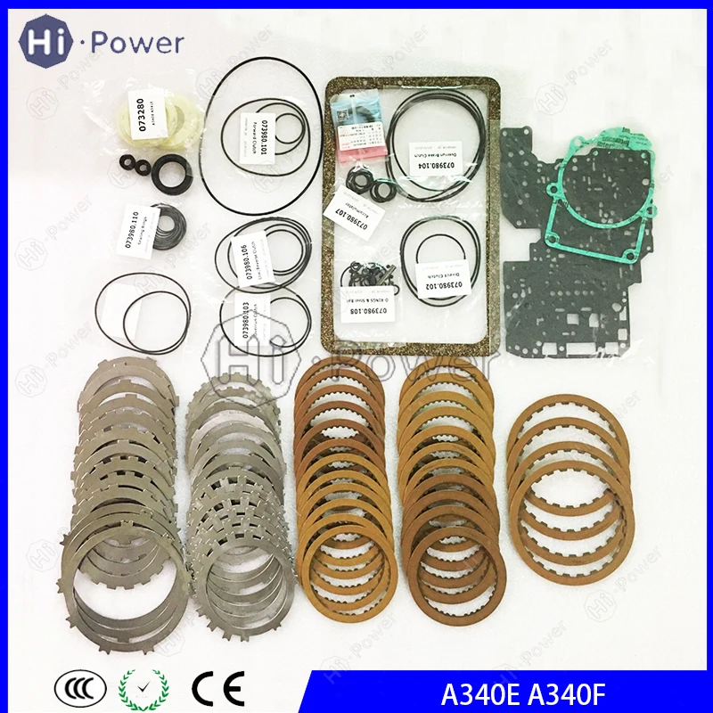 A340 A340E A340F A341E Transmission Clutch Master Repair kit Friction Steel Plate For Toyota Gearbox Disc Oil Seals Overhaul Kit