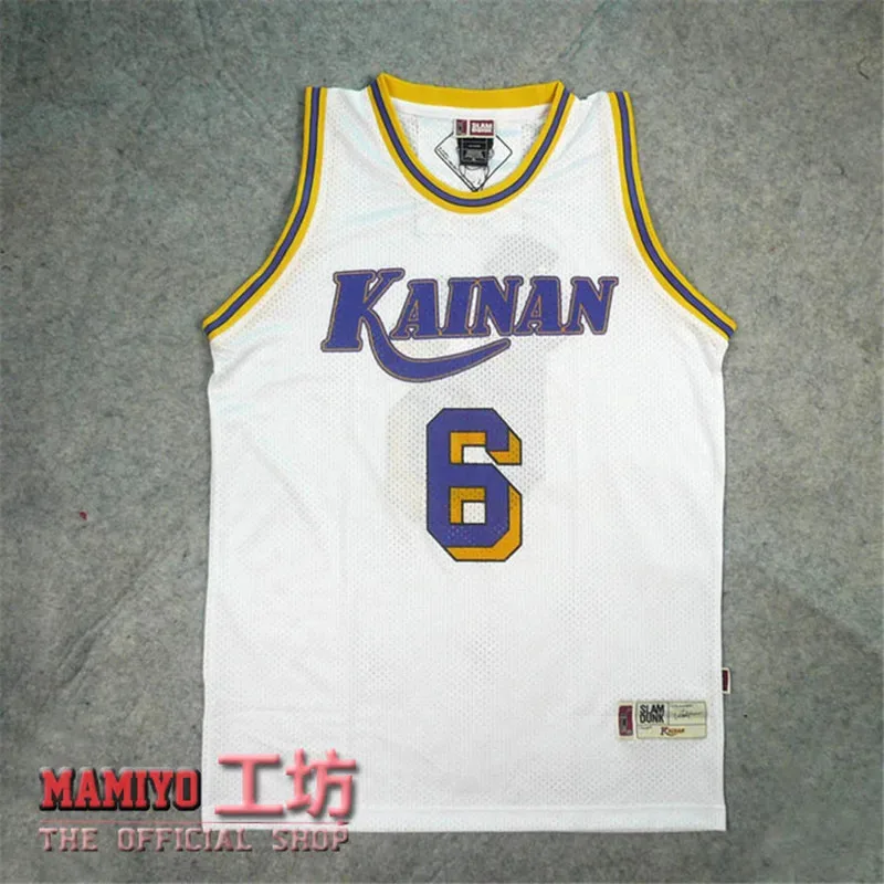 Kainan Shohoku School Basketball Team Jersey Anime Cosplay Costume Shinichi Maki Jersey Tops Shirt Sports Wear Uniform