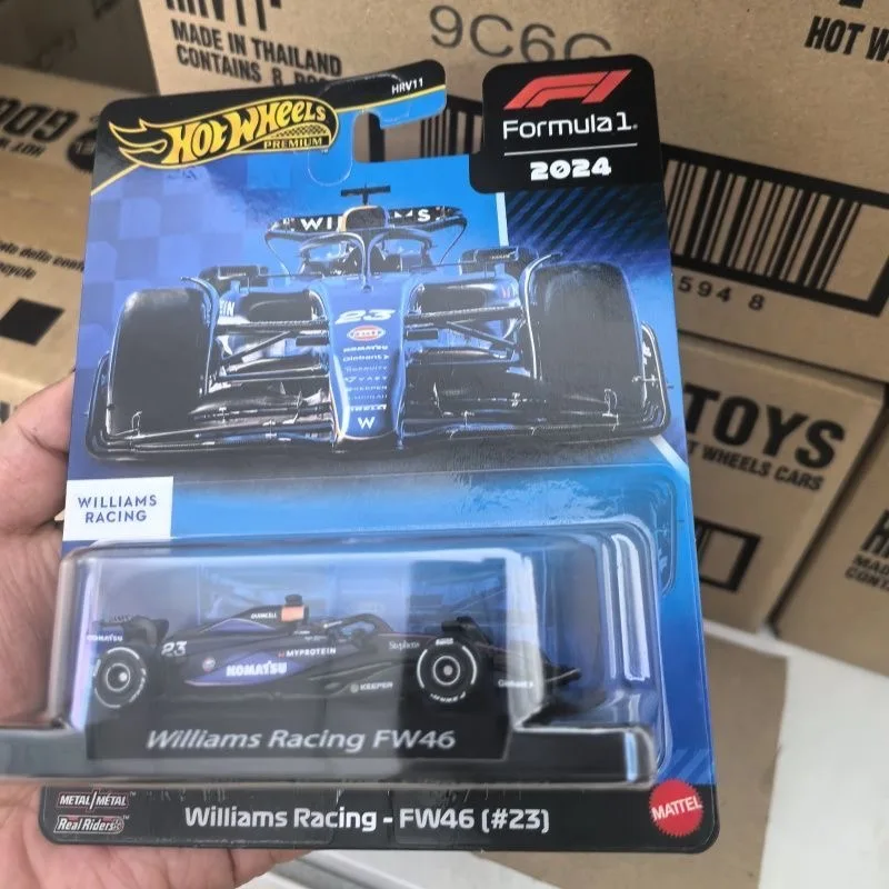 جديد 2025 Hot Wheels Premium Formula F1 Fw46 Racing Diecast Cars Model Mclaren Kick Sauber Williams Team نموذج سبيكة السيارة