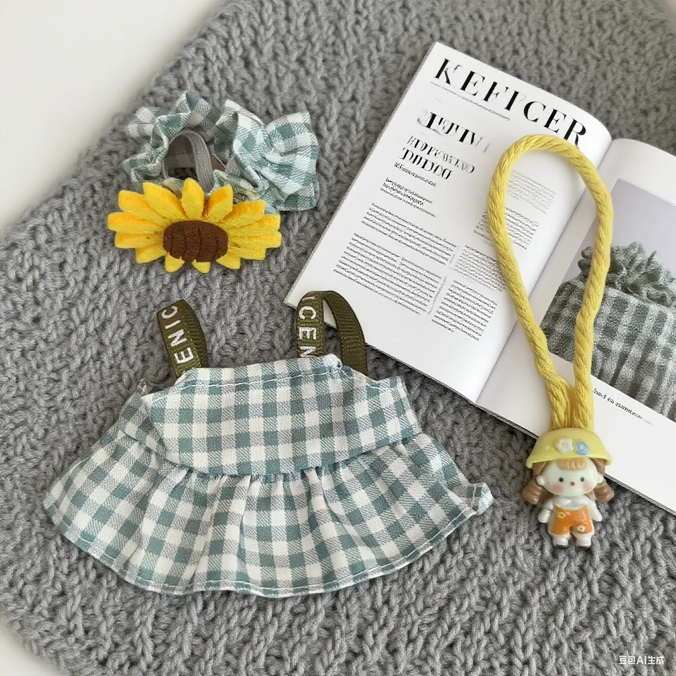 17cm 면 인형 드레스 플러시 인형 옷 치마 머리띠 모자 액세서리 EXO 아이돌 인형 장식용