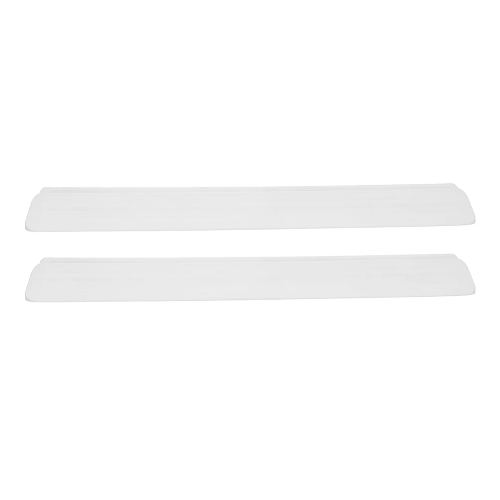 

2pcs Gate Ramp White Height Doorway Transition Strip Guardrail Holder Pet Fence Floor Ramp Strip