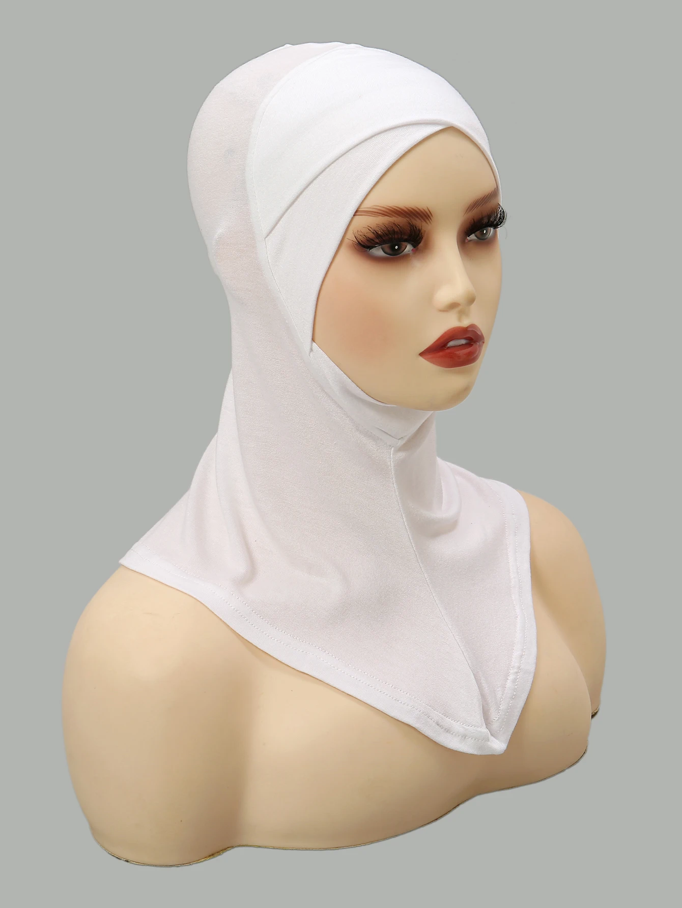 2 Stks/set Effen Moslim Instant Hijab Hoofdband Voor Vrouwen 2024 Best Verkopende Hoofddoek Tulband Dame Cadeau Set Met Elegante Stijl