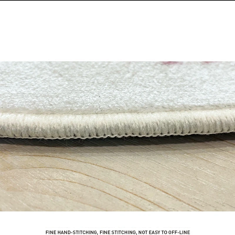 Nordic Popular Green Plant Carpet Bedroom Floor Mat Decoration With Carpet Super Soft Crystal Velvet