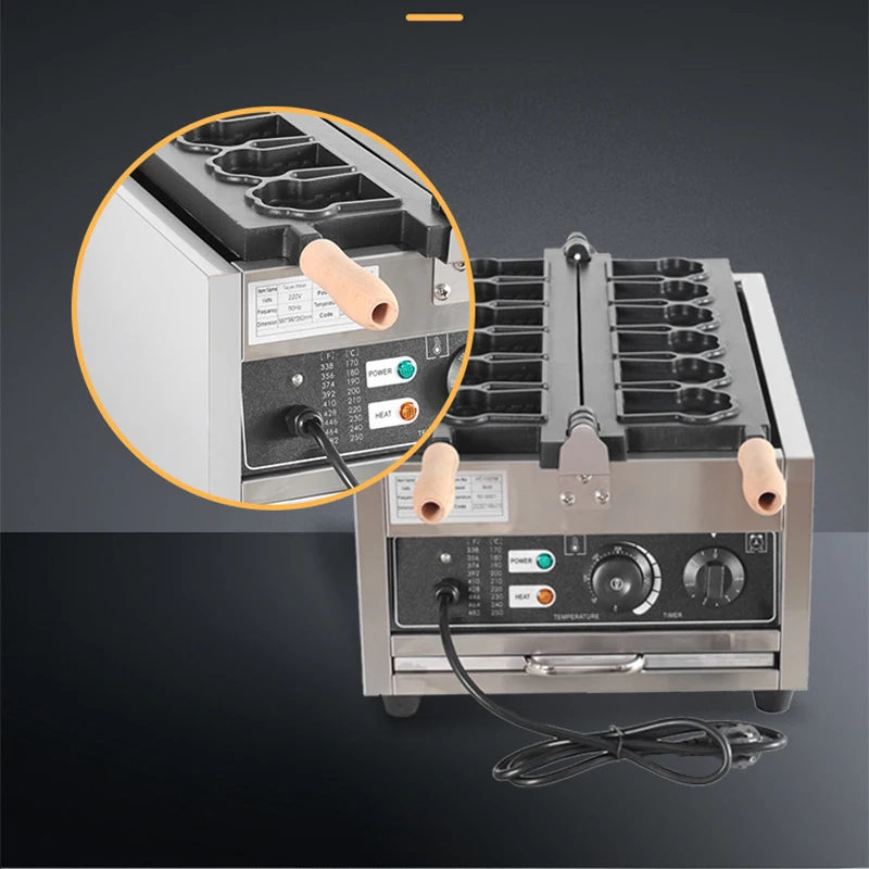 القط مخلب البسكويت آلة الساخن بيع الكهربائية الحيوان باو الهراء صانع عالية الجودة التجارية النمر باو على شكل الهراء كعكة الخبز