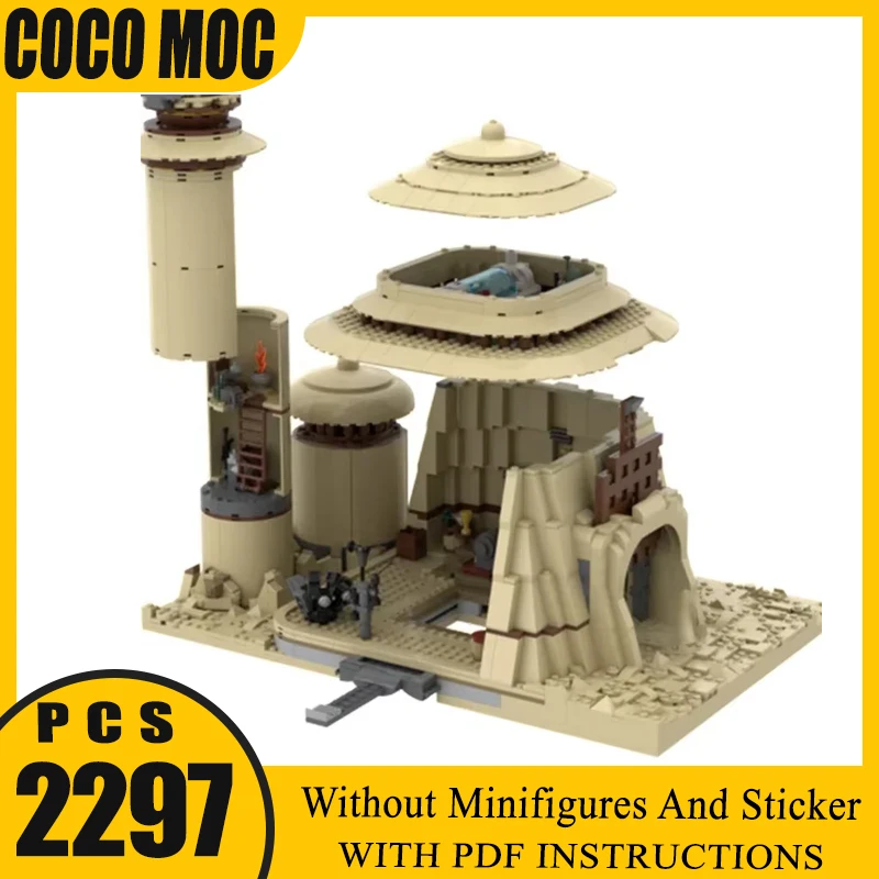 Moc Building Blocks Star Movie Technology Bricks DIY Luxury Desert Palace Model Holiday Gift Assembly Construction Toy