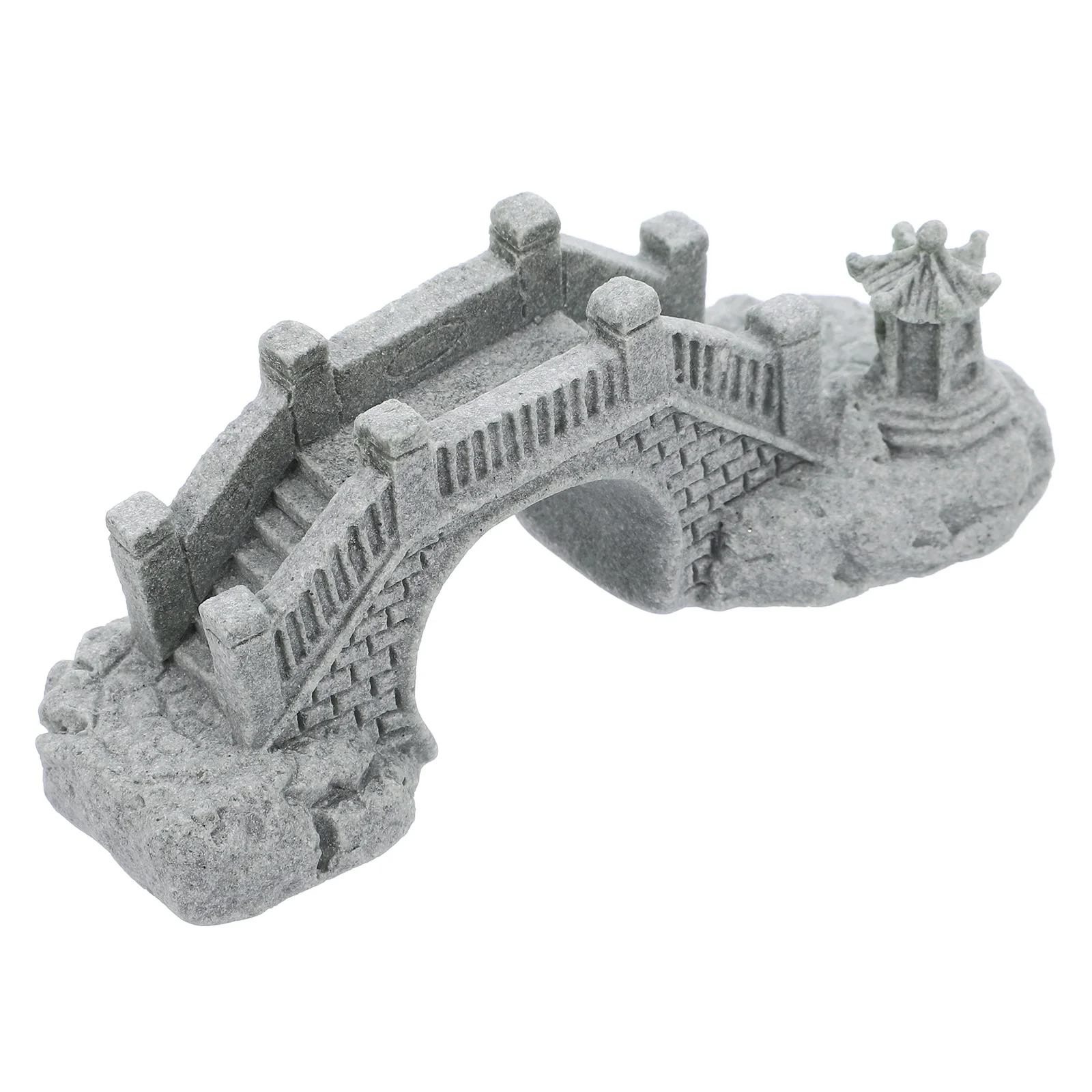 

Mini Sandstone Bridge Ornament Fish Tank Aquarium Decor Desktop Home Garden Japanese Style Micro Landscape Pond Accessories