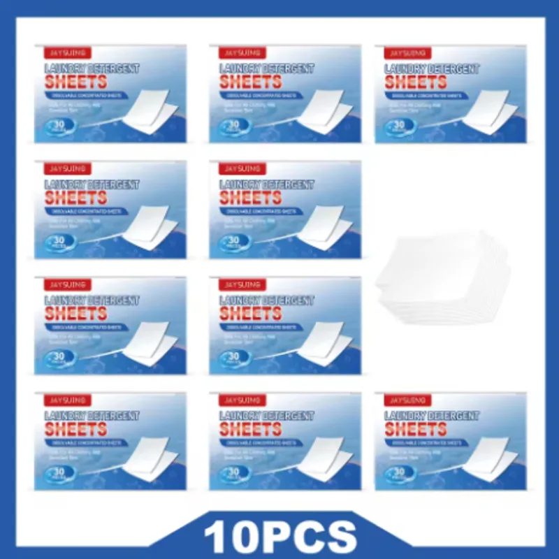 

10 PCS Gentle Care Laundry Bubble Sheets Cleans Odors Oil Stains Long Lasting Fragrance All Fabric Types Easy To Use