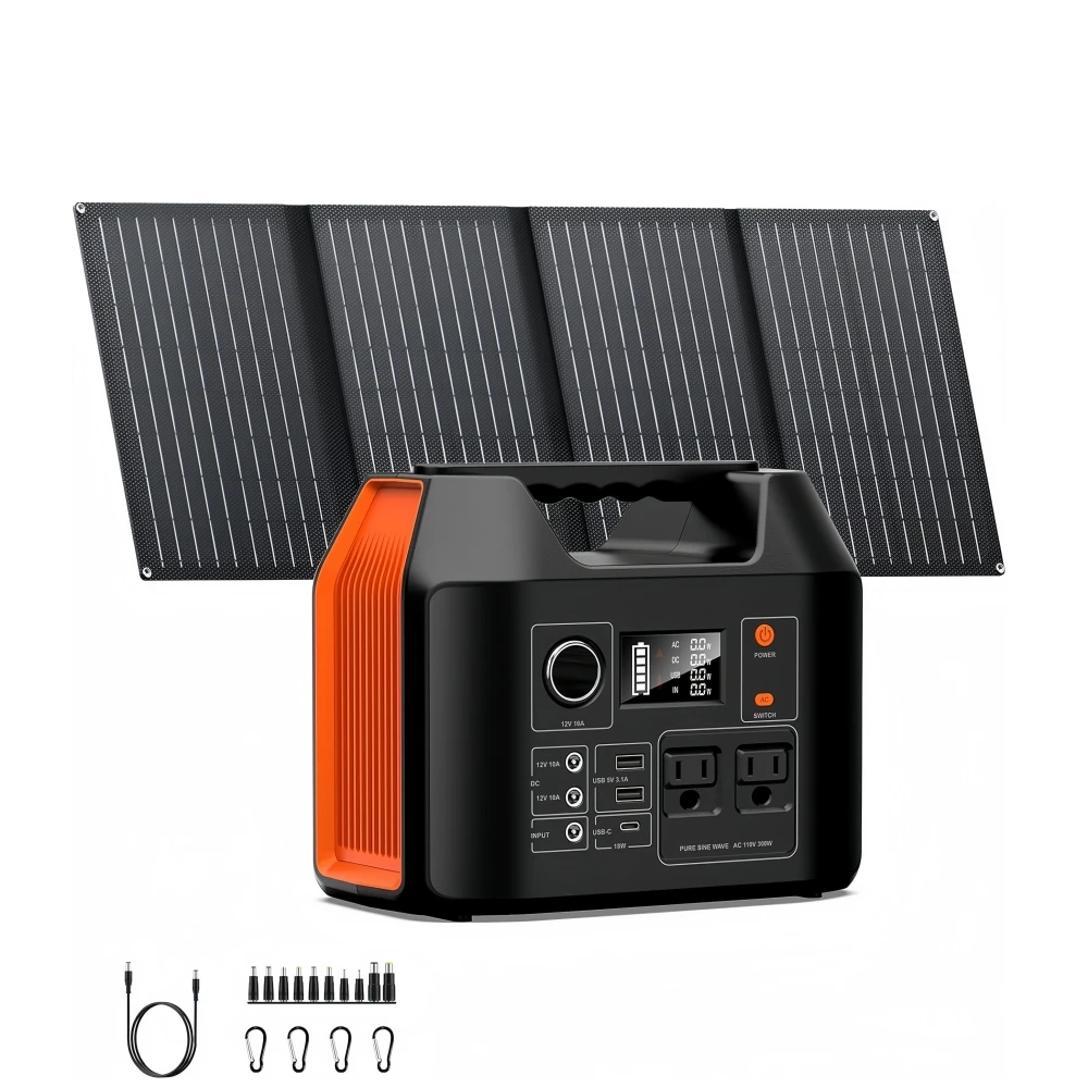 110v 220v Portable Home Solar Generator Power Station 300w 500w 600w 1200w 2400w 3000w Portable Power Station