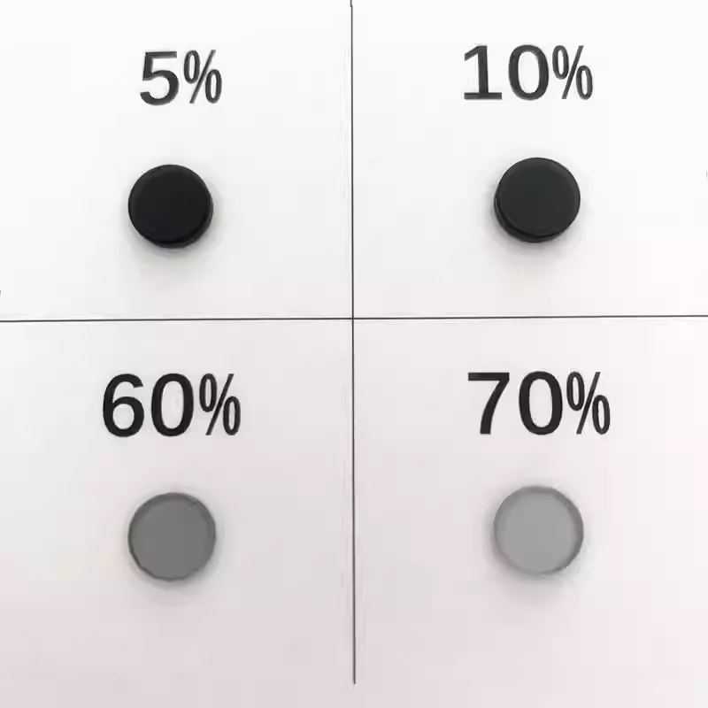 8mm ND OD Filter Neutral Density Gray Glass Lens Dimming Light Reduction Filter Optical Density Filter Gel 0.1% - 80% DIY