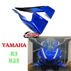 For YAMAHA New YZFR3 V2 YZFR25 YZF R3 R25 2019-2024 Motorcycle Sport DownforceNaked Forntal Spoilers Aerodynamic Wing Deflector