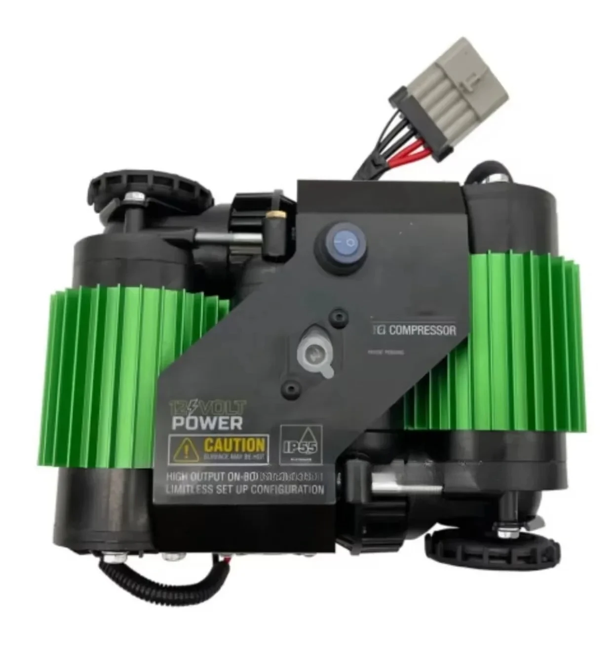 

HF Air Compressor CKMTP124x4 Portable Dual Twin Compressor 12V High Performance