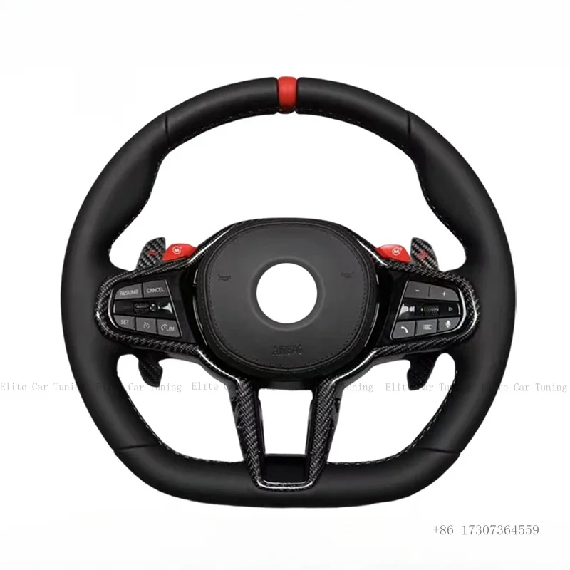 

Руль для BMW M3 G80 M4 G82 X3 G01 X4 G02 X5 G05 X6 G06 G11 G12 G20 G29 G30 Z4 (с возможностью индивидуальной настройки)