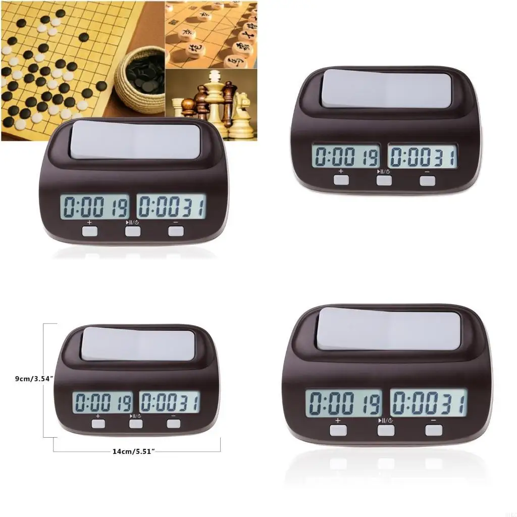 

Portable Professional Chess Clocks, Counting Board, Electronic Timer with Alarm