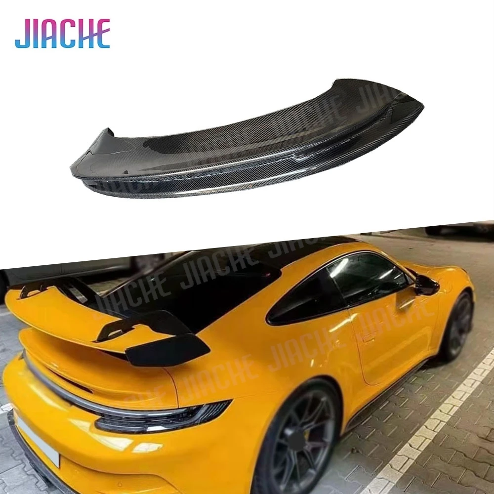 

Carbon Fiber Rear Trunk Lip Spoiler For Porsche 911 992 2022 FRP Rear Trunk Spoiler Wing Rear Wing Rear Boot Spoiler FRP Bodykit