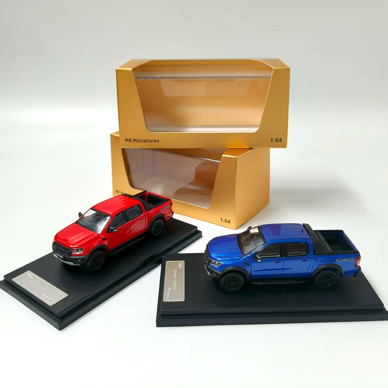 

Литой под давлением MK масштаб 1:64 Ford Ranger Raptor пикап из сплава модель автомобиля Коллекционная игрушка в подарок сувенир дисплей орнамент