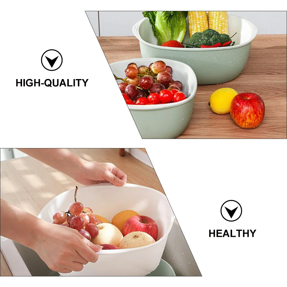 

Multi Functional Drain Basket Strainer Kitchen Vegetable Filter Basin Multifunction Multifunctional Bowl Plastic Baskets Water