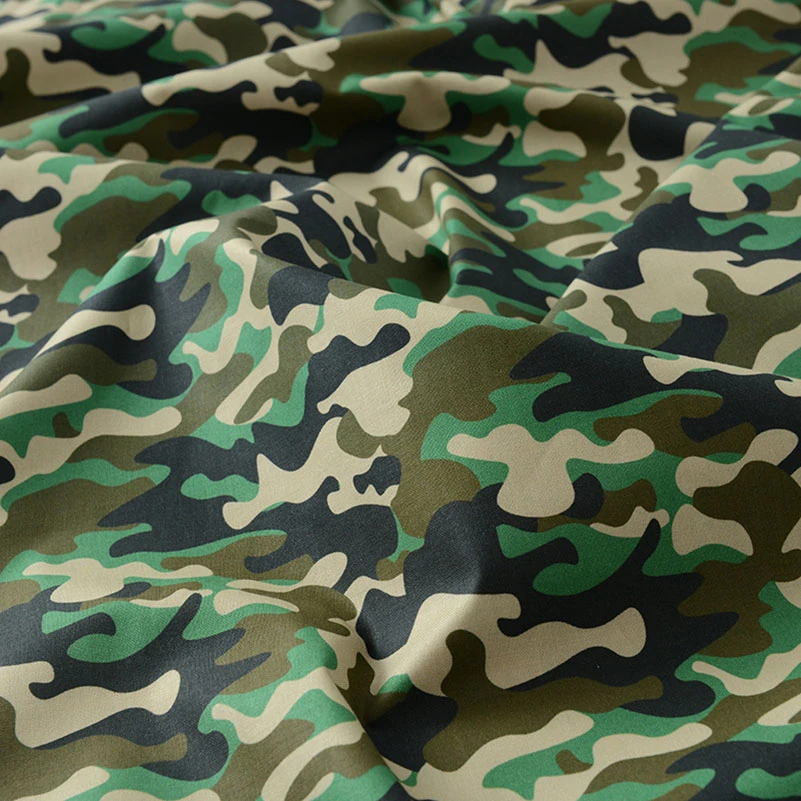 Camouflage Fabric Cotton for Sewing Military Training Field Uniform DIY Handmade by Half Meter