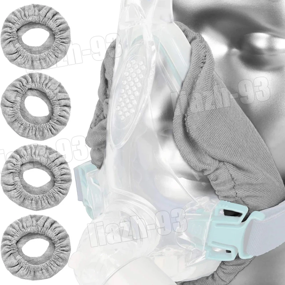 4/6/8/10PCS CPAP Mask Liners Reusable Fabric Comfort Covers to Reduce Air Leaks Skin Irritation Washable and Easy to Clean