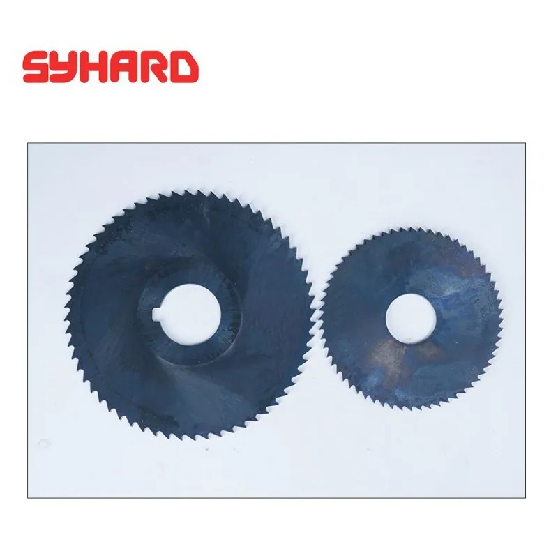 High Speed Steel Nitride Saw Blade Milling Cutter Notch Milling Cutter Diameter 125 150mm Thickness 1.0 2.0 3.0 4.0mm Bore 27 32