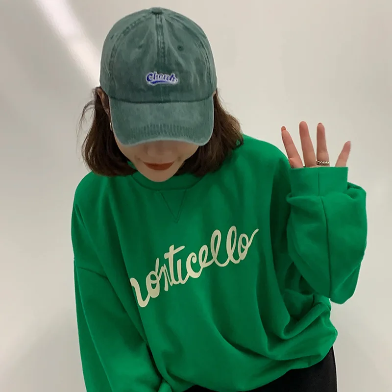 قبعة بيسبول كلاسيكية مغسولة - قبعة للزوجين من American Streetwear مطرزة بسيطة وناعمة للجنسين للرجال والنساء