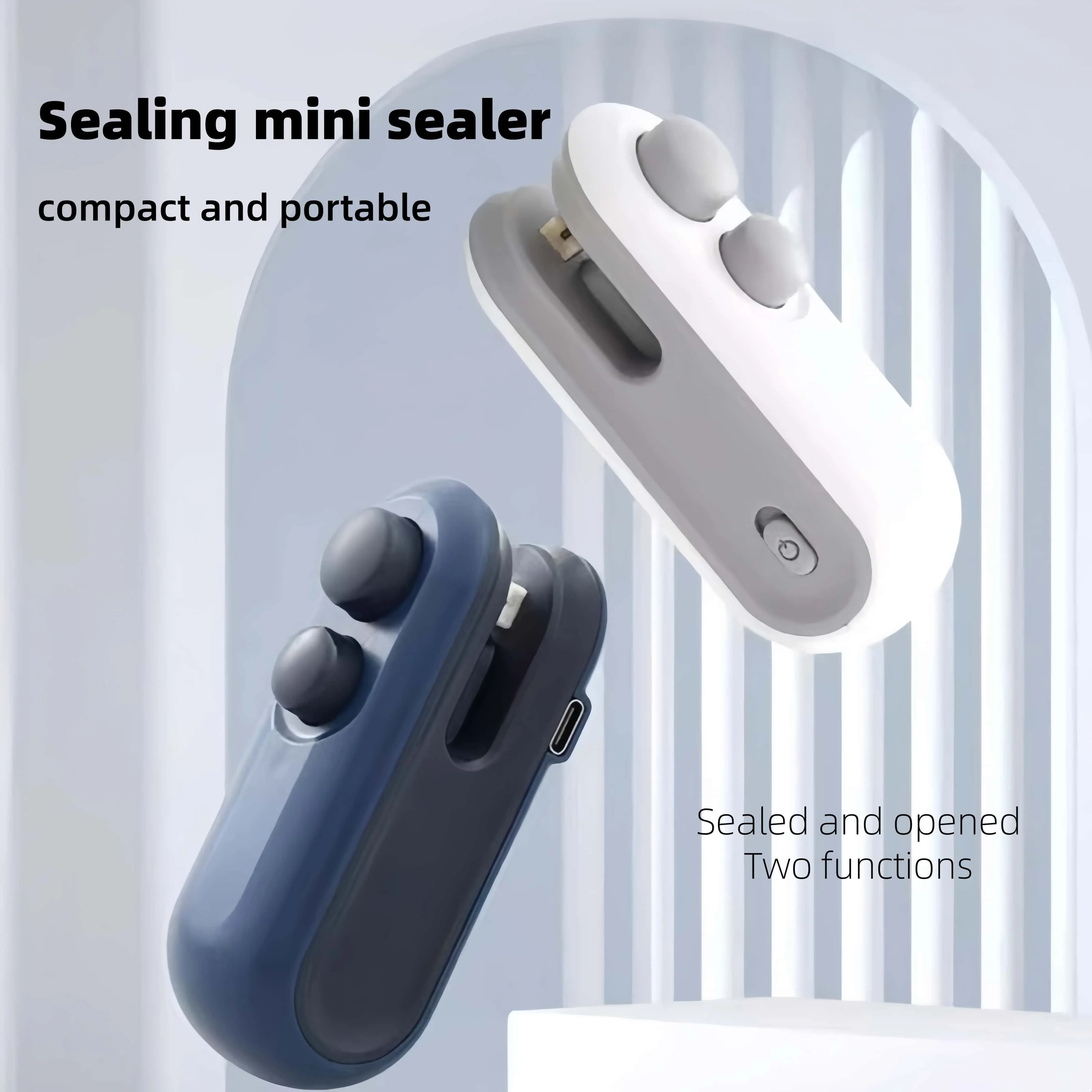 Vacuum sealing machine, small household hand pressure sealing machine, mini snack plastic bag heat sealing machine