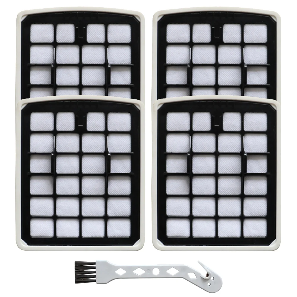 2/4 HEPA Sponge Filters For Eureka For Apollo V18C01A-200 AK9/AK10 For Midea VCS41S160 VCS42S200 VCC18C Vacuum Cleaner Filters