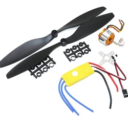 A2212 2212/A2208 2208 motore Brushless 2-3S DC + 30A ESC + 1045 elica (1 paio) per accessori Quadrocopter F330 F450 F550