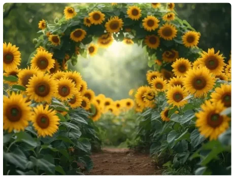 لامعة ضوء البوكيه خلفيات فوتوغرافية ، خلفيات طبيعية الدعائم ، أشعة الشمس ، الصيف ، الريف ، الأصفر ، عباد الشمس ، ورقة ، المناظر الطبيعية