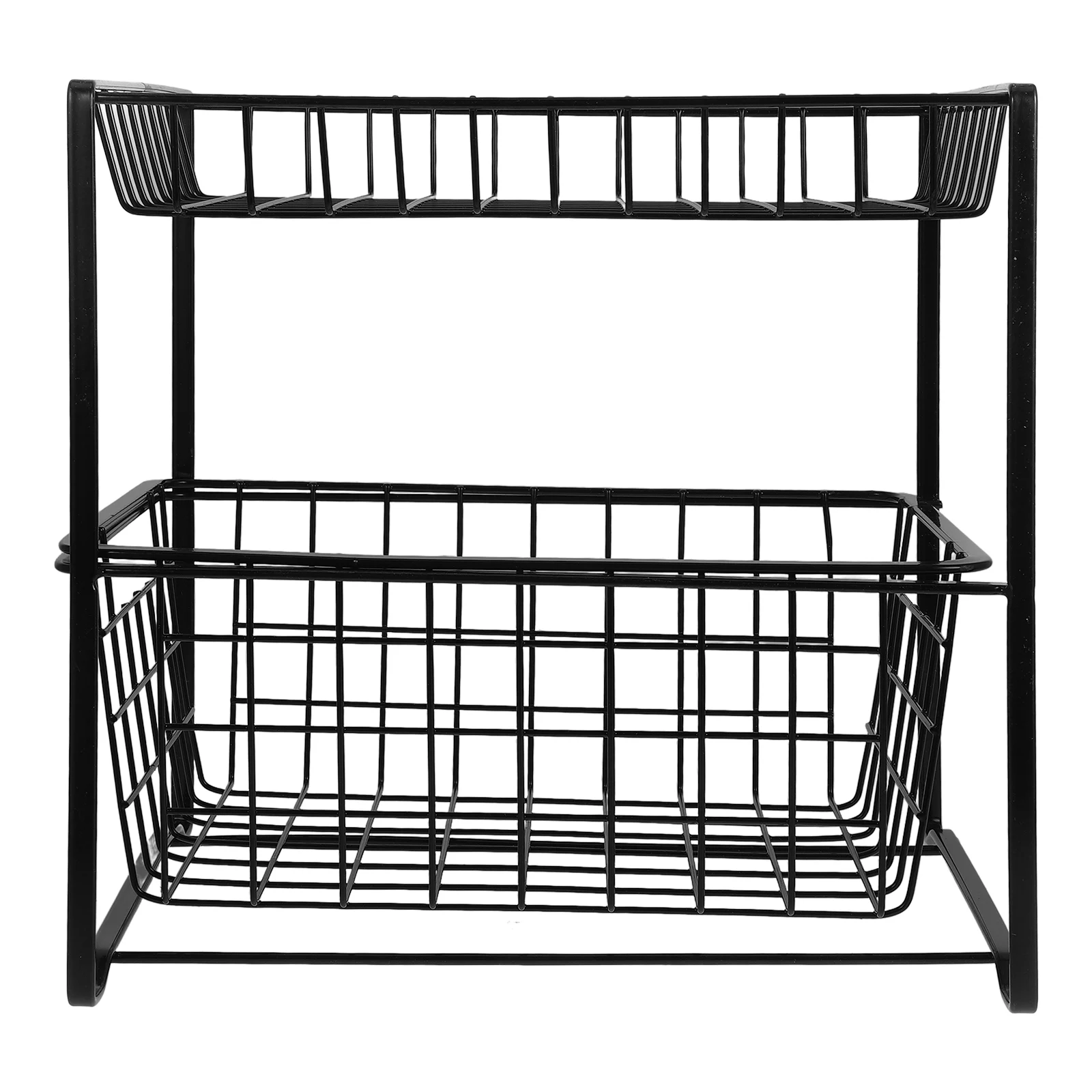

Sturdy Under Sink Organizer Shelf Multi-Functional Bathroom Kitchen Storage Rack Space-Saving Cleaning Supplies Cabinet