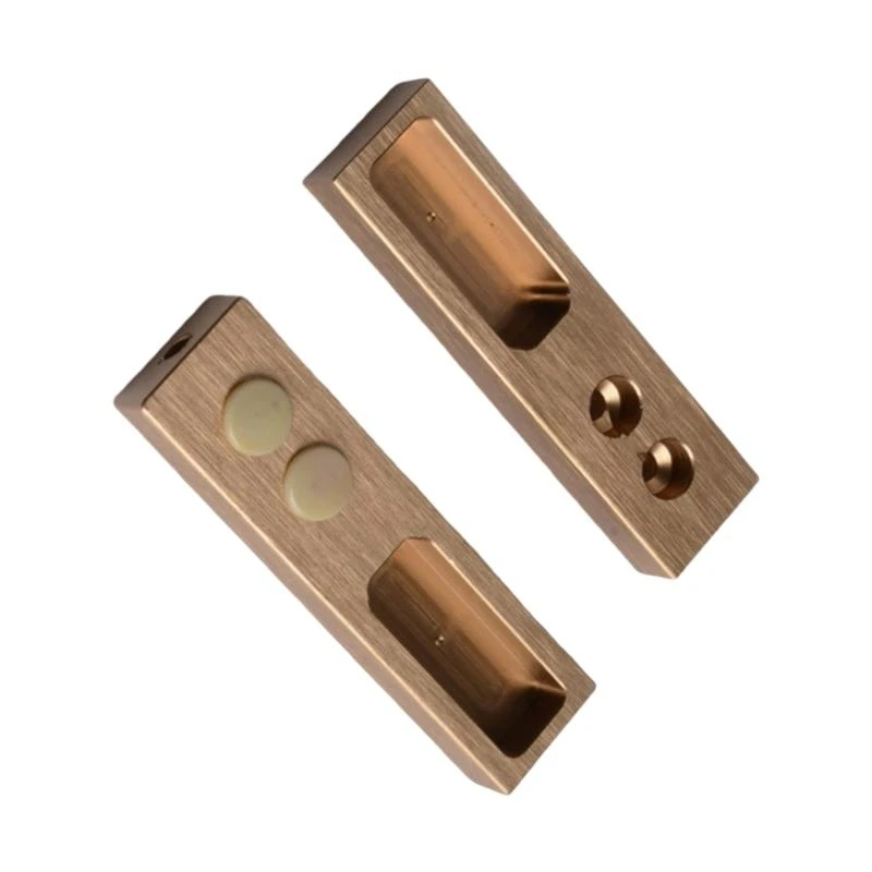  Set of 2 Wardrobe Poles Flanges Brackets Portable Sturdy Aluminum Designs Convenient for Bedroom Organization Use