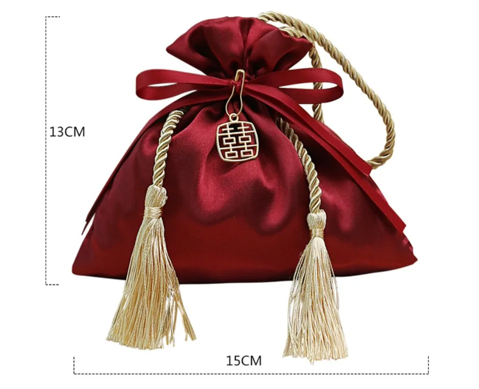 10/30/50 Pcs Luxus Verpackung Kordelzug Samt Beutel Beutel Geschenk Tasche Für Hochzeit Süßigkeiten Boxen Mit Perle string Dekor Gefälligkeiten Taschen – Detail 4
