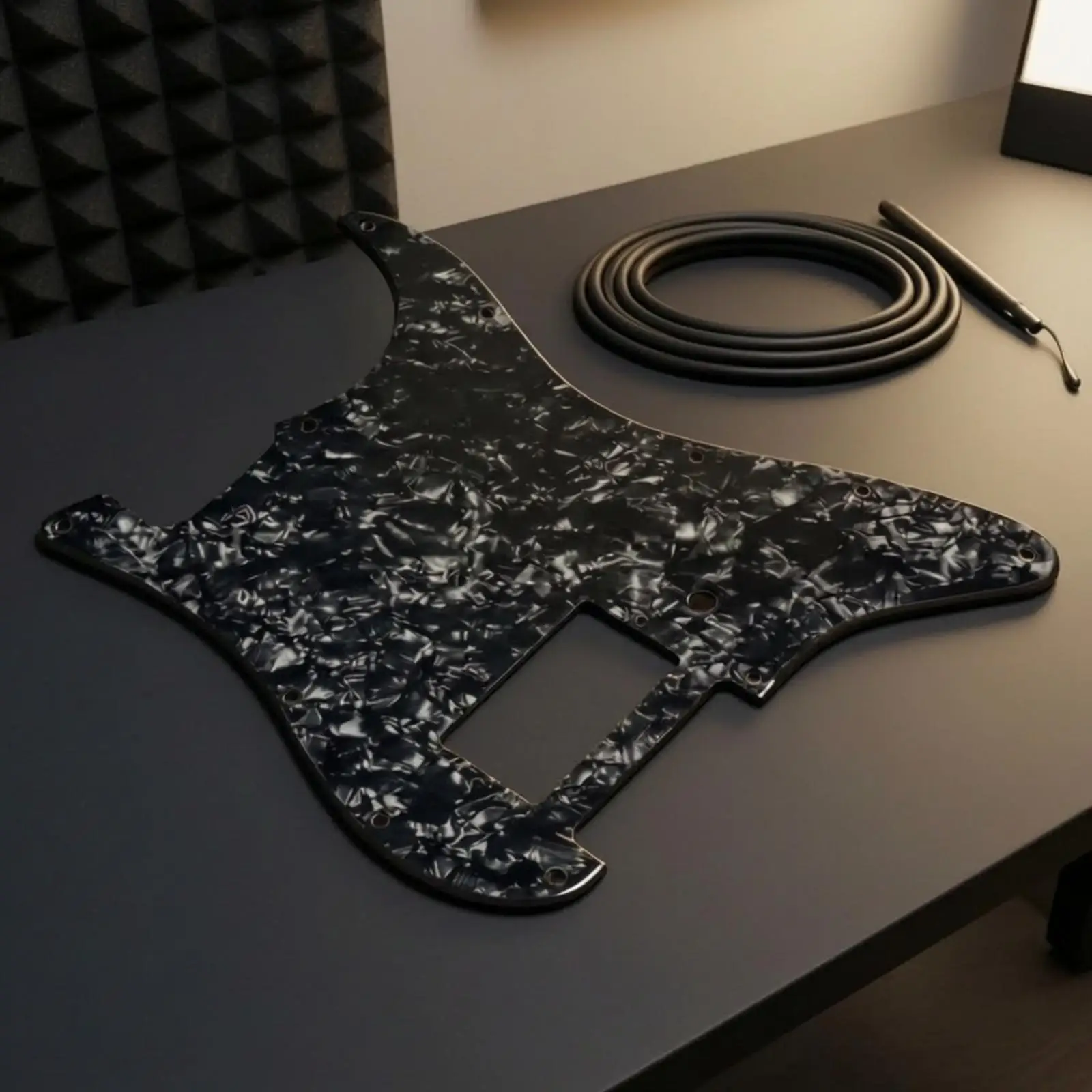 Guitar Pickguard Scratchplate Protector Industrial Guard for Electric Guitar Body Glossy Marbled Pearl