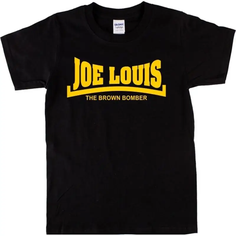 

Joe Louis T Shirt The Brown Bomber Retro Boxing Various Colours S XXL