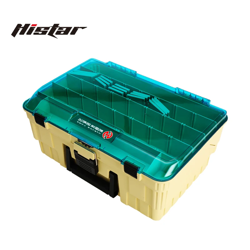 HISTAR 1Pc Thicken Anti-Pressure High Density Big Capacity Strong Gravity Portable Multi-Functional Fishing Tackle Box