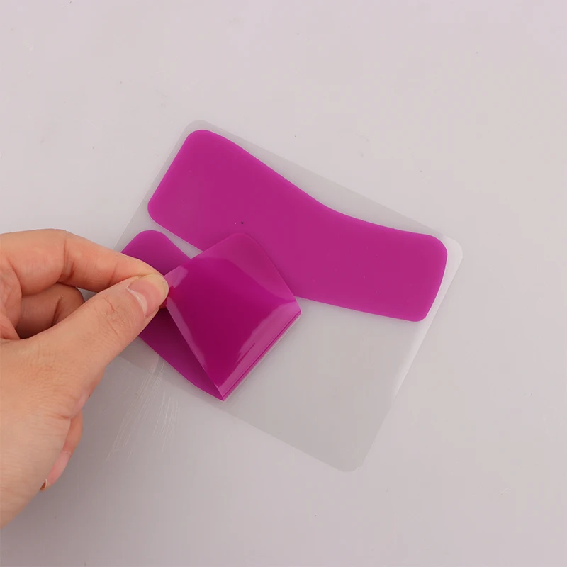 Coussinets pour les yeux réutilisables, 1 paire, Patch pour les yeux en Silicone, à rayures, Extension de cils, patchs Hydrogel sous les yeux, Patch de Gel, outils de maquillage