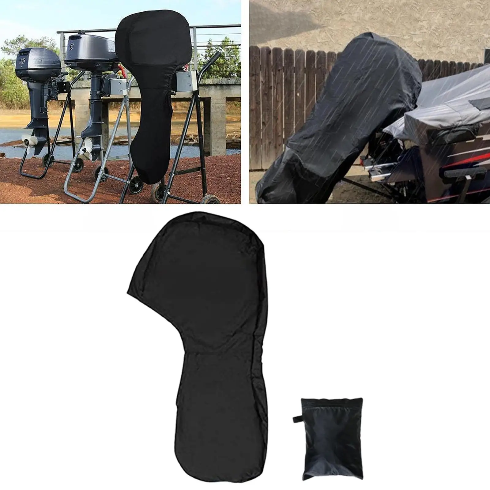 Windproof Outboard Motor Protector Waterproof Oxford Cloth Dustproof Cover for Yacht Maintenance Accessories