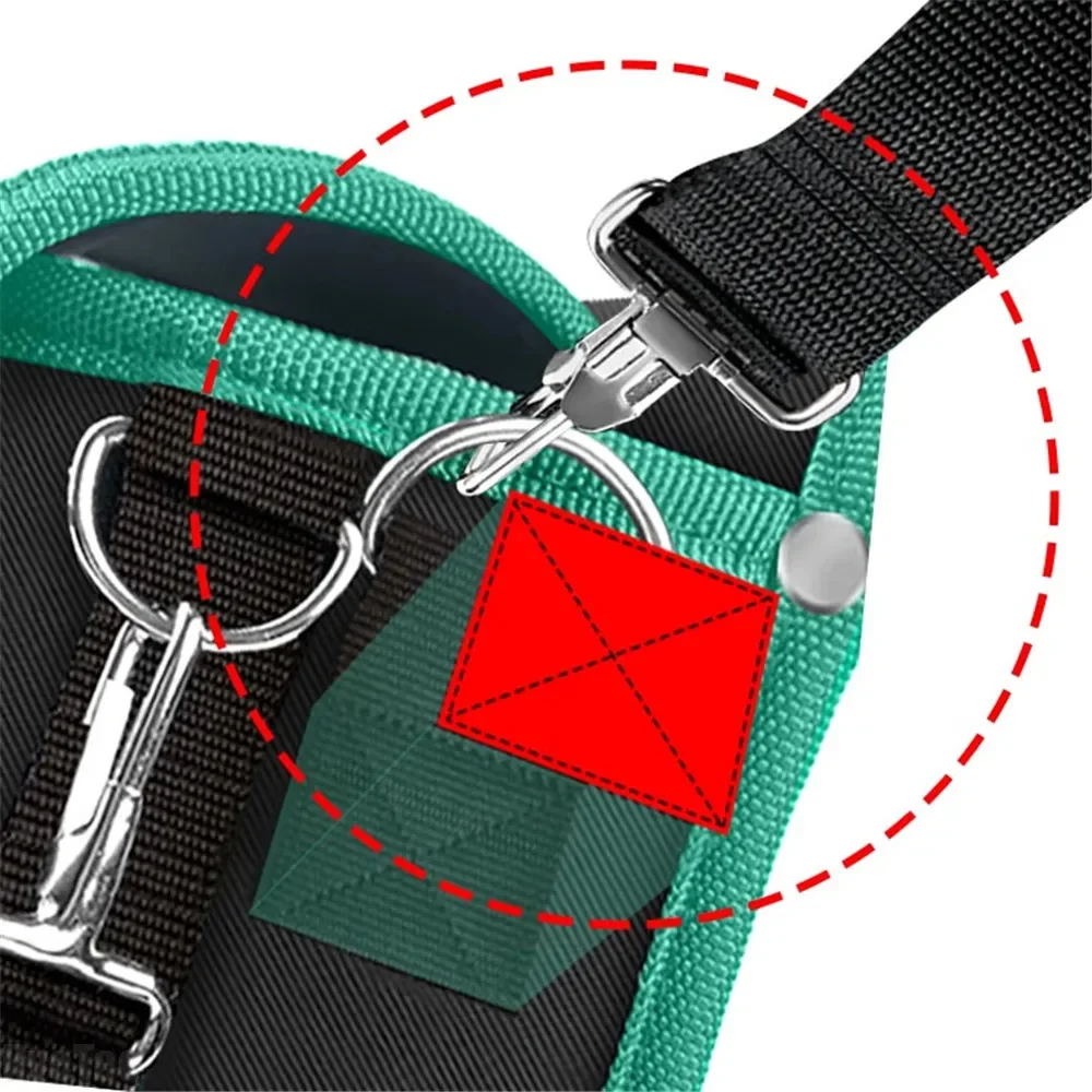 Imagem -04 - Espessamento Ferramenta Bolsa Belt Organizer Pouch Carpinteiro Eletricista Chave de Fenda Alicate Profissional e Prático Novo 1680d Alta Qualidade