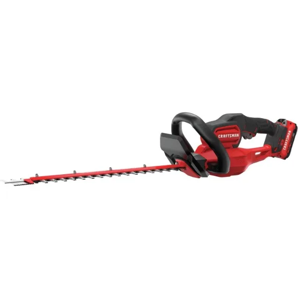 

CRAFTSMAN V20 Cordless Hedge Trimmer, 22" with POWERSAW Branch Cutter, Battery and Charger Included (CMCHTS820D1)