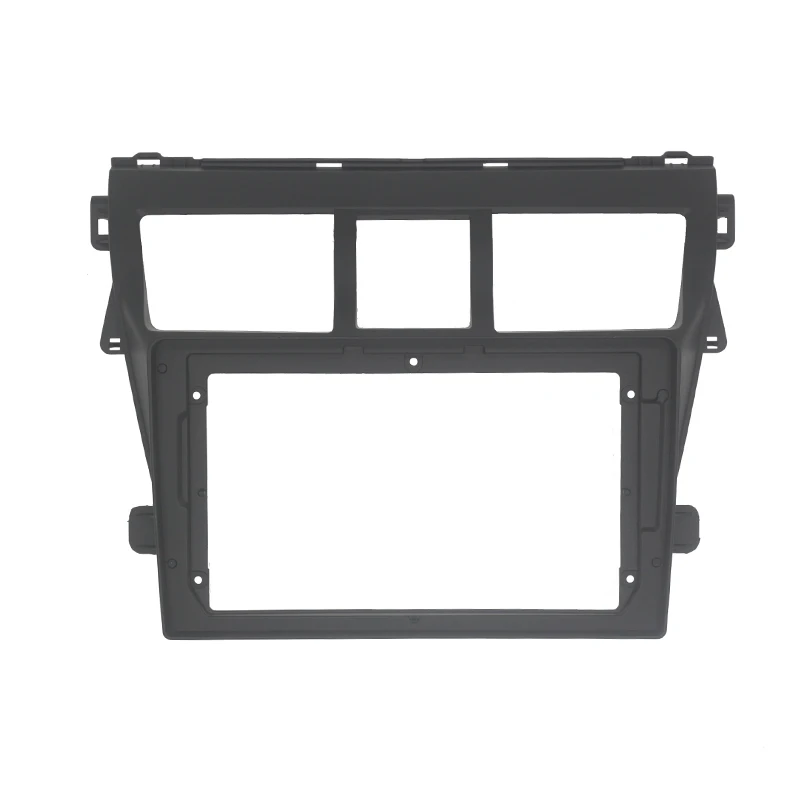 راديو السيارة تجديد طقم إطارات لتويوتا يارس فيوس 2006-2012 بيلتا السيارات ستيريو تثبيت داش فآسيا تقليم الحافة غطاء