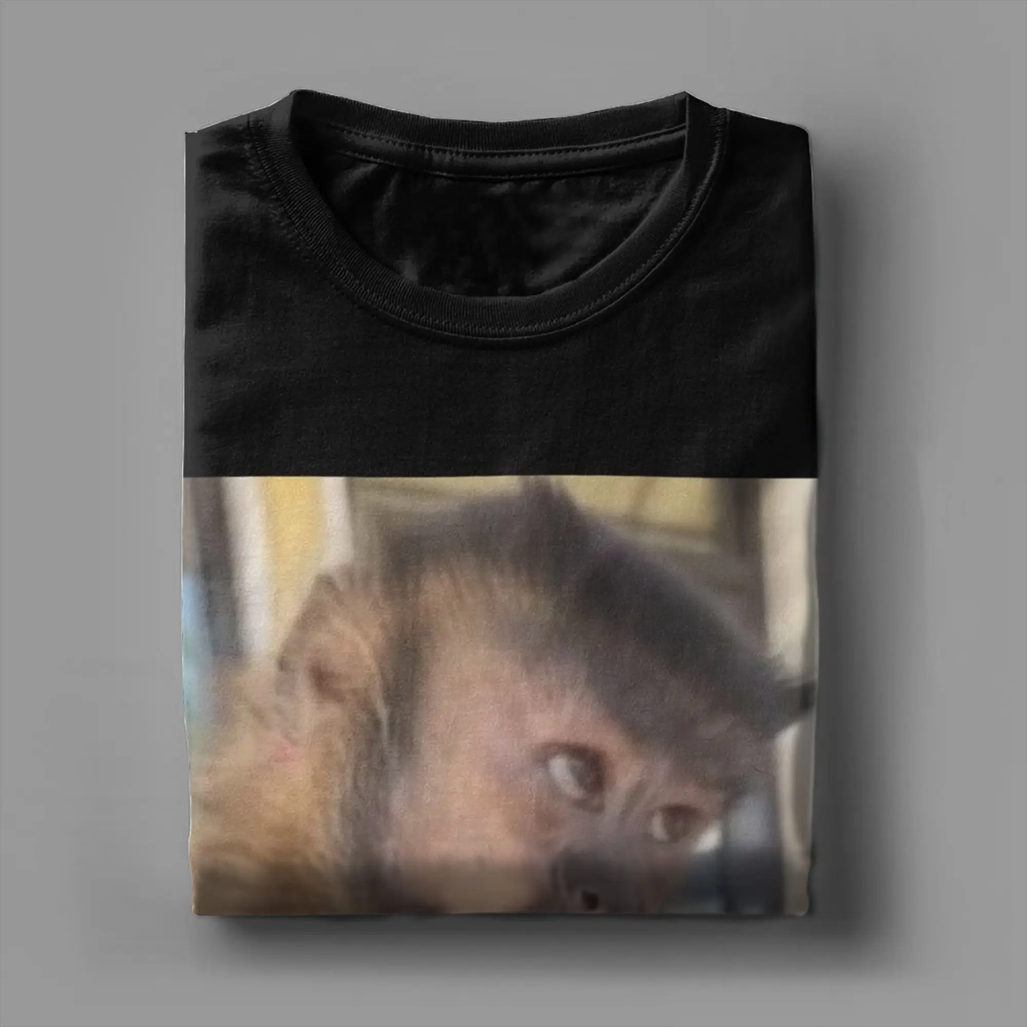 

Thinking Funny Monkey T-Shirt Men Funny Cotton Tee Shirt Crew Neck Short Sleeve T Shirts Unique Clothes