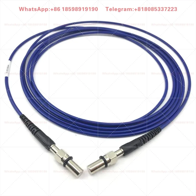 SMA-SMA905 NIR Optimized Quartz Fiber 400um Pure Silica Metal/Ceramic Ferrule 400-2500nm 3.0mm 1/3  M Armored Patch Cord Cable