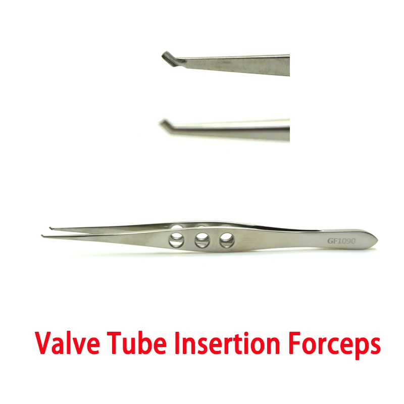 Ahmed Valve Tube Insertion Forcep Grooved Inserter Forcep Oftalmologia Ophthalmology