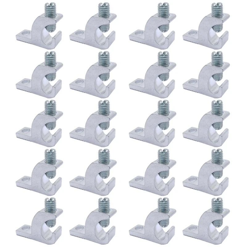 【Price Drop !!】Corrosion-Resistant For 4-14 Gauge Wire Aluminum Pool Bonding Lug- High Conductivity, 20-Pack