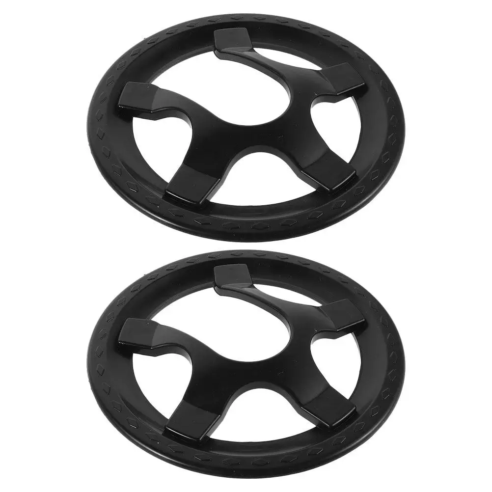 2Pcs Bicycle Chainwheel Guard Black Plastic Universal Sprocket Protector for Road Mountain Fixed Gear Bikes Impact Resistant view 3