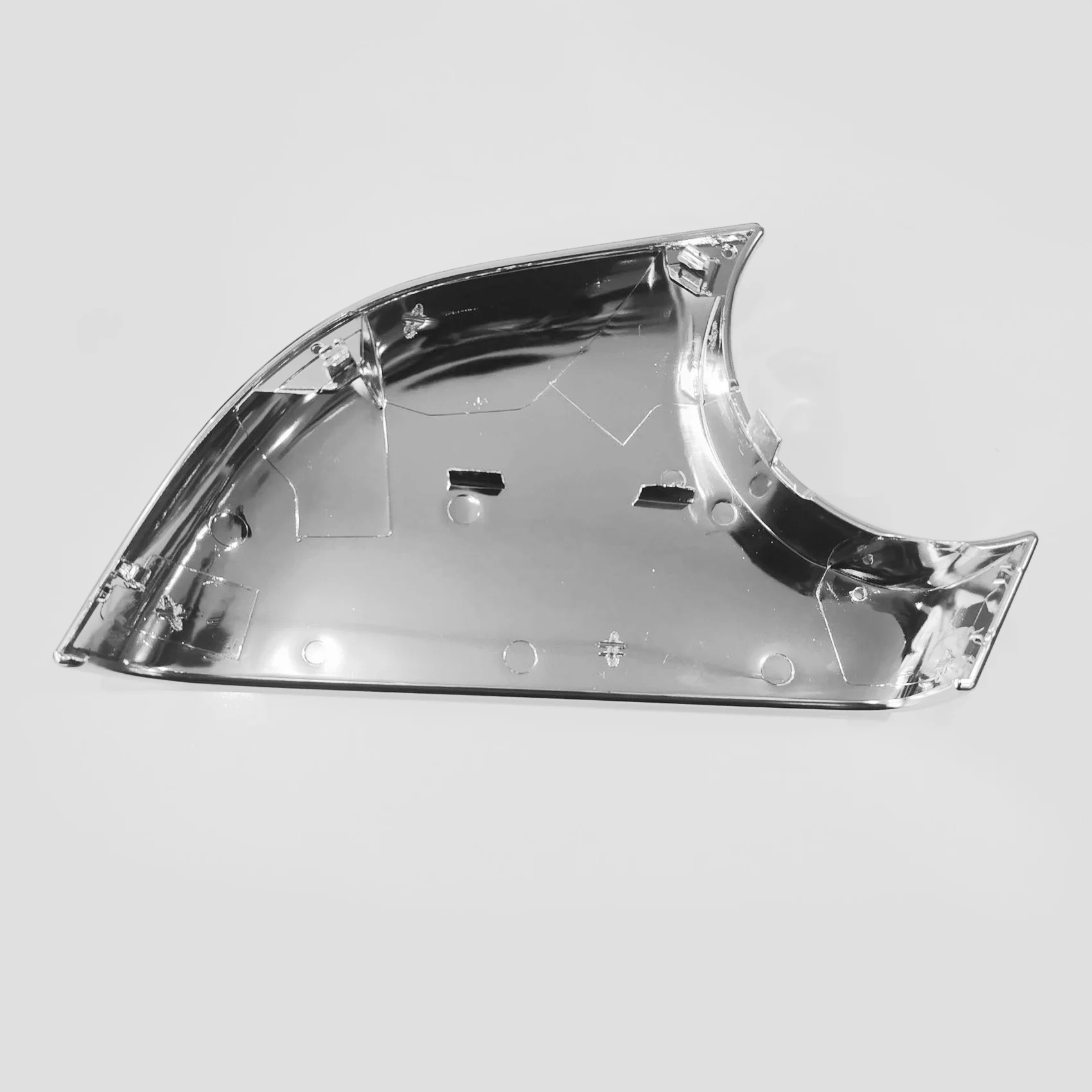 Espejo retrovisor cromado para Tesla Model 3, cubierta inferior del soporte inferior del coche, lado izquierdo, 2017-2021