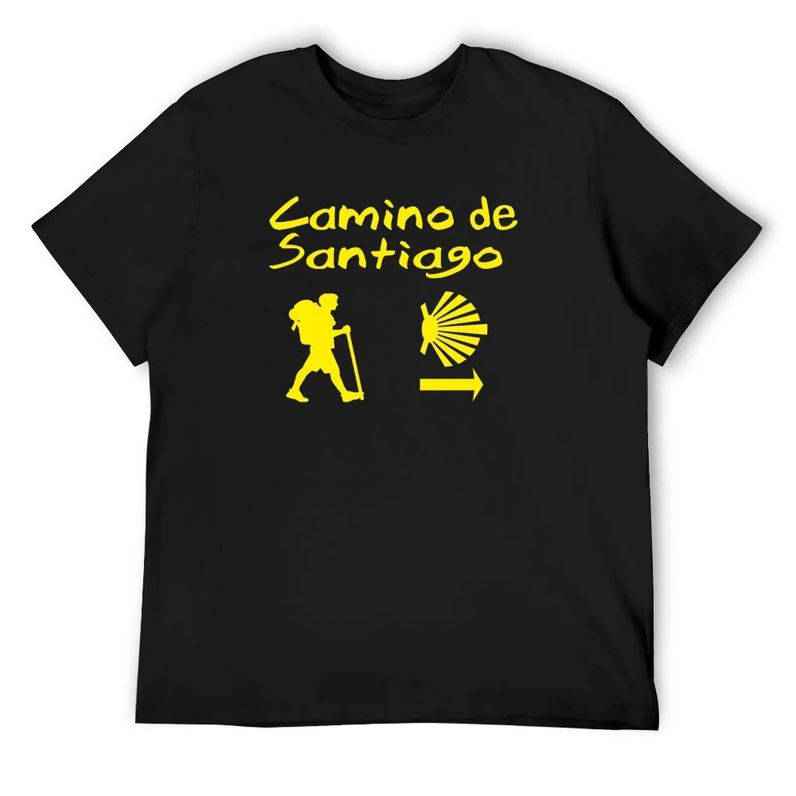 

Camino de Santiago Compostela Spain T-Shirt valentines clothes vintage graphic tee new edition mens t shirts casual stylish