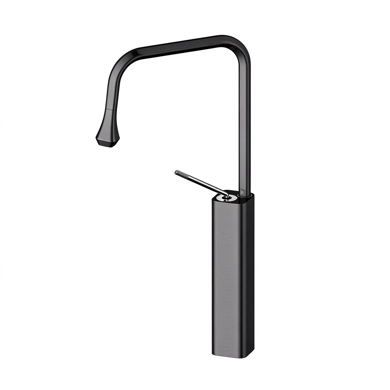 Kitchen Vessel Sink Faucet 360° Swivel Single Handle Hot Cold Mixer Tap Brass Minimalist Modern Countertop Bar Sink Water Tap
