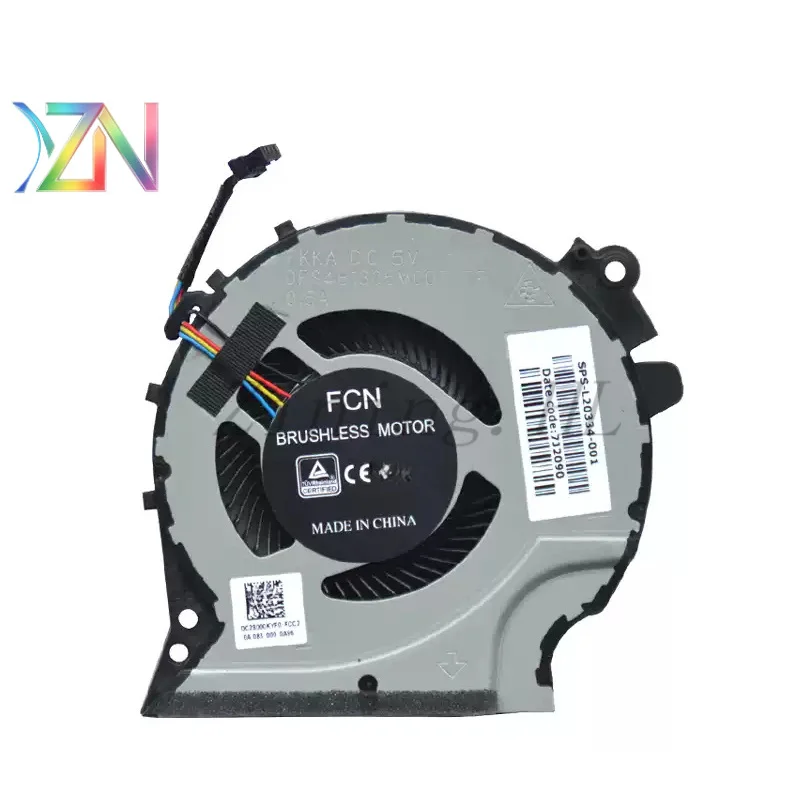 For HP 15-CX0068TX TPN-C133 15-CX Light and Shadow Spirit 4 fan CPU graphics cards